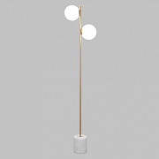 Торшер Eurosvet Marbella 01158/2 латунь цвет плафона/подвески Белый, цвет арматуры Белый, Латунь