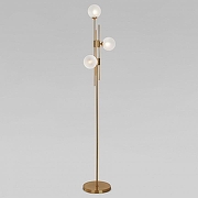 Торшер Eurosvet Volver 01383/3 латунь цвет плафона/подвески Белый, цвет арматуры Латунь