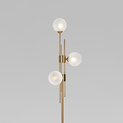 Торшер Eurosvet Volver 01383/3 латунь цвет плафона/подвески Белый, цвет арматуры Латунь-2