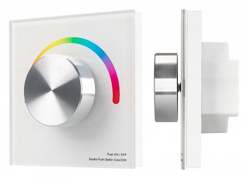 Панель-регулятора цвета RGB роторный встраиваемый Arlight SMART 033756 