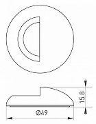 Рамка на 1 пост Arlight Deck 035757 цвет Черный-4
