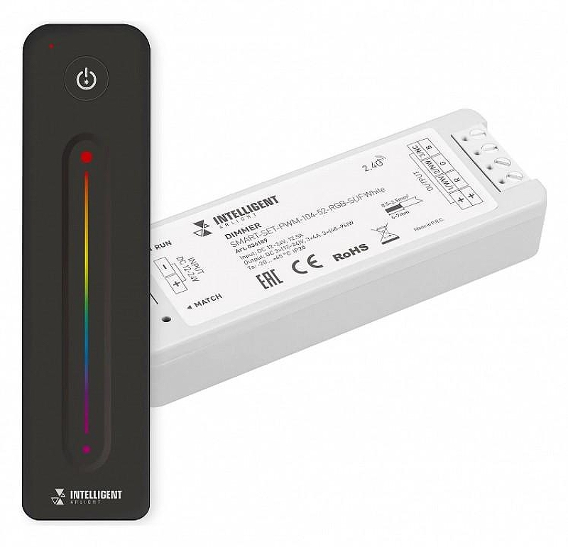 Контроллер-регулятор цвета RGB с пультом ДУ Arlight SMART 036189 