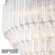 Люстра iLamp Manhattan 051D-6 NIC цвет плафона/подвески Прозрачный, цвет арматуры Никель-3