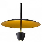 Подвесной светильник Kink Light Синди 08466-35,19(33) цвет плафона/подвески Черный, Золото, цвет арматуры Золото, Черный