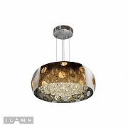 Подвесной светильник iLamp Liberty 0891L CR цвет плафона/подвески Дымчатый, цвет арматуры Хром-1