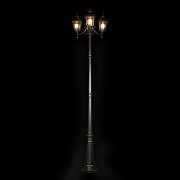 Фонарный столб Loft it Marbella 100002/2300 цвет плафона/подвески Прозрачный, цвет арматуры Бронза-1