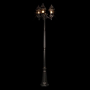 Фонарный столб Loft it Verona 100003/2300 цвет плафона/подвески Прозрачный, цвет арматуры Бронза-3