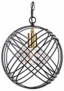 Подвесной светильник Indigo Fresco 10001/1P Black цвет плафона/подвески Прозрачный, Черный, цвет арматуры Черный
