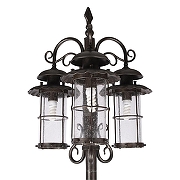 Фонарный столб Loft it Palermo 100015/2300 цвет плафона/подвески Прозрачный, цвет арматуры Коричневый-4