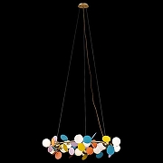 Люстра Loft it Mat1sse 10008/1050 mult цвет плафона/подвески Красный, Синий, Зеленый, цвет арматуры Золото-5
