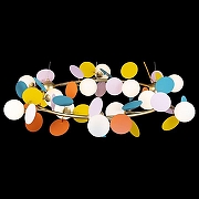 Люстра Loft it Mat1sse 10008/1050 mult цвет плафона/подвески Красный, Синий, Зеленый, цвет арматуры Золото-8