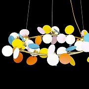 Люстра Loft it Mat1sse 10008/1050 mult цвет плафона/подвески Красный, Синий, Зеленый, цвет арматуры Золото-11