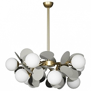 Люстра Loft it Mat1sse 10008/10 Grey цвет плафона/подвески Белый, Серый, цвет арматуры Золото