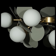 Люстра Loft it Mat1sse 10008/10 Grey цвет плафона/подвески Белый, Серый, цвет арматуры Золото-1