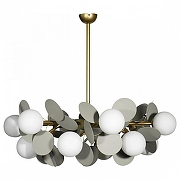 Люстра Loft it Mat1sse 10008/12 Grey цвет плафона/подвески Белый, Серый, цвет арматуры Золото