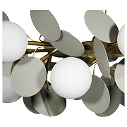 Люстра Loft it Mat1sse 10008/12 Grey цвет плафона/подвески Белый, Серый, цвет арматуры Золото-2