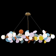 Люстра Loft it Mat1sse 10008/1300 mult цвет плафона/подвески Красный, Синий, Зеленый, цвет арматуры Золото-4