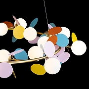 Люстра Loft it Mat1sse 10008/1300 mult цвет плафона/подвески Красный, Синий, Зеленый, цвет арматуры Золото-6