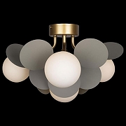 Люстра Loft it Mat1sse 10008/4C Grey цвет плафона/подвески Белый, Серый, цвет арматуры Золото-3