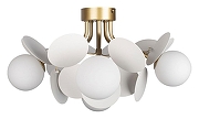 Люстра Loft it Matisse 10008/6C White цвет золото-1