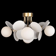 Люстра Loft it Matisse 10008/6C White цвет плафона/подвески Белый, цвет арматуры Золото-3