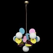 Люстра Loft it Matisse 10008/6 mult цвет плафона/подвески Белый, цвет арматуры Золото-4