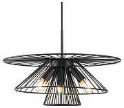 Подвесной светильник Indigo Strato 10016/3P Black цвет плафона/подвески Черный, цвет арматуры Черный