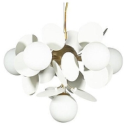 Люстра Loft it Matisse 10008/6 white цвет плафона/подвески Белый, цвет арматуры Белый, Золото