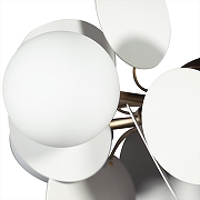 Люстра Loft it Matisse 10008/6 white цвет плафона/подвески Белый, цвет арматуры Белый, Золото-3