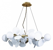 Люстра Loft it Matisse 10008/700 white цвет плафона/подвески Белый, цвет арматуры Золото-3