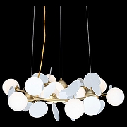 Люстра Loft it Matisse 10008/700 white цвет плафона/подвески Белый, цвет арматуры Золото-5