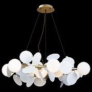 Люстра Loft it Matisse 10008/700 white цвет плафона/подвески Белый, цвет арматуры Золото-7