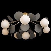 Люстра Loft it Mat1sse 10008/8C Grey цвет плафона/подвески Белый, Серый, цвет арматуры Золото-2