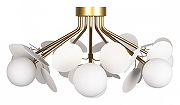 Люстра Loft it Matisse 10008/8C White цвет плафона/подвески Белый, цвет арматуры Золото-1