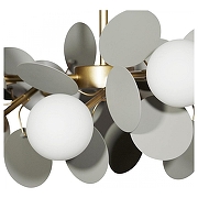 Люстра Loft it Mat1sse 10008/8 Grey цвет плафона/подвески Белый, Серый, цвет арматуры Золото-2