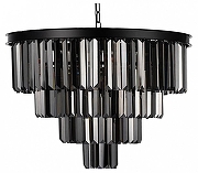 Люстра Loft it Pr1sm 10018/600C цвет плафона/подвески Светло-серый, цвет арматуры Черный