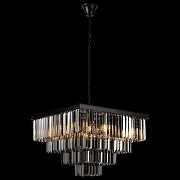Люстра Loft it Pr1sm 10018/600S цвет плафона/подвески Светло-серый, цвет арматуры Черный-2