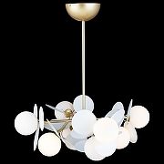 Люстра на штанге Loft it Matisse 10008/8 white цвет плафона/подвески Белый, цвет арматуры Золото-4