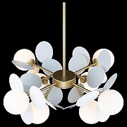 Люстра на штанге Loft it Matisse 10008/8 white цвет плафона/подвески Белый, цвет арматуры Золото-5