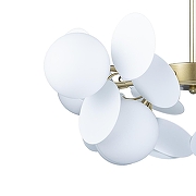 Люстра на штанге Loft it Matisse 10008/8 white цвет плафона/подвески Белый, цвет арматуры Золото-7