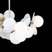 Люстра на штанге Loft it Matisse 10008/8 white цвет плафона/подвески Белый, цвет арматуры Золото-8