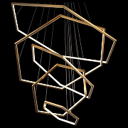 Подвесной светильник Loft it R1ng 10016/5 цвет золото-3