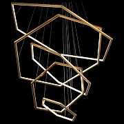 Подвесной светильник Loft it R1ng 10016/5 цвет плафона/подвески Золото, цвет арматуры Золото-3