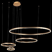 Подвесной светильник Loft it R1ng 10017/4L цвет плафона/подвески Золото, цвет арматуры Золото-1