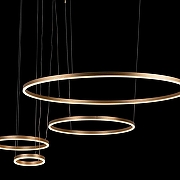 Подвесной светильник Loft it R1ng 10017/4L цвет плафона/подвески Золото, цвет арматуры Золото-7