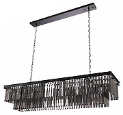 Люстра Loft it Pr1sm 10018/1200R цвет плафона/подвески Светло-серый, цвет арматуры Черный-2