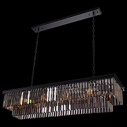 Люстра Loft it Pr1sm 10018/1200R цвет плафона/подвески Светло-серый, цвет арматуры Черный-3