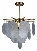 Люстра на штанге Loft it Frost 10022/400 цвет плафона/подвески Прозрачный, цвет арматуры Латунь