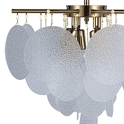 Люстра на штанге Loft it Frost 10022/400 цвет плафона/подвески Прозрачный, цвет арматуры Латунь-2