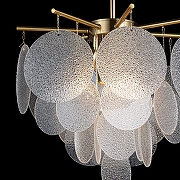 Люстра на штанге Loft it Frost 10022/400 цвет плафона/подвески Прозрачный, цвет арматуры Латунь-3